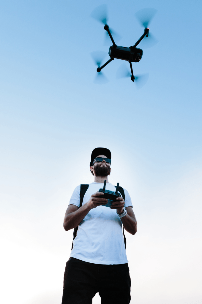 Un candidat à la formation drone accompagné par nos équipes