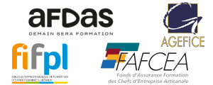 Logos des fonds de formation des indépendants